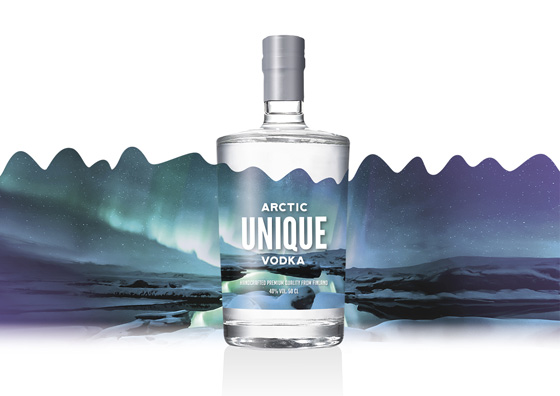 Дизайн упаковки премиум-класса - Финская арктическая водка