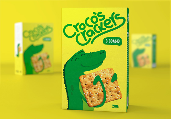Новая упаковка для Croco Cracers