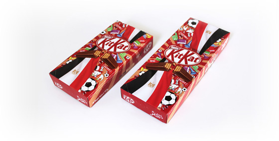Дизайн упаковки к FIFA 2018 - KitKat Egypt