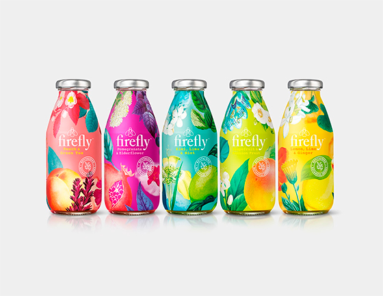 Дизайн этикетки - напитки Firefly 
