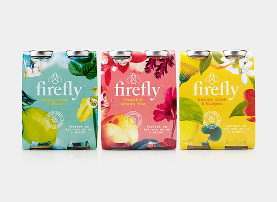 Дизайн этикетки - напитки Firefly 