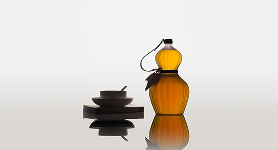 Дизайн упаковки - традиционная китайская бутылка для масла