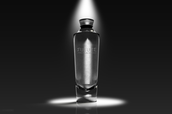 Концепция дизайна бутылки - Водка Future