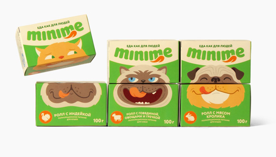 Дизайн упаковки кормов для кошек и собак