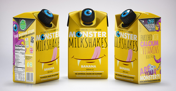 Дизайн упаковки молочных продуктов – молочный коктейль для детей
