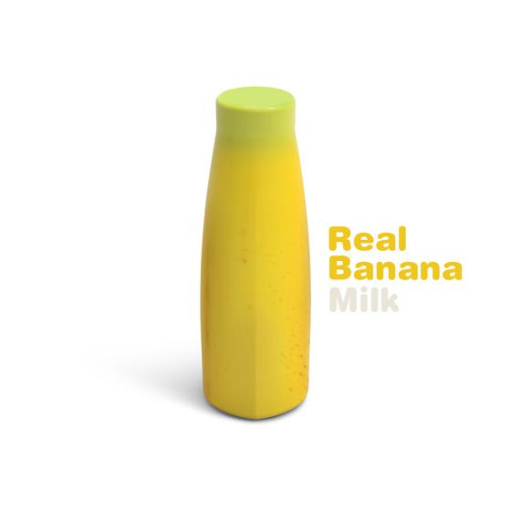 Форма банана для бутылки напитков