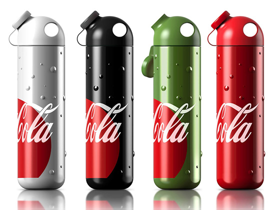 Новый дизайн упаковки - Термо-бутылка Coca-Cola