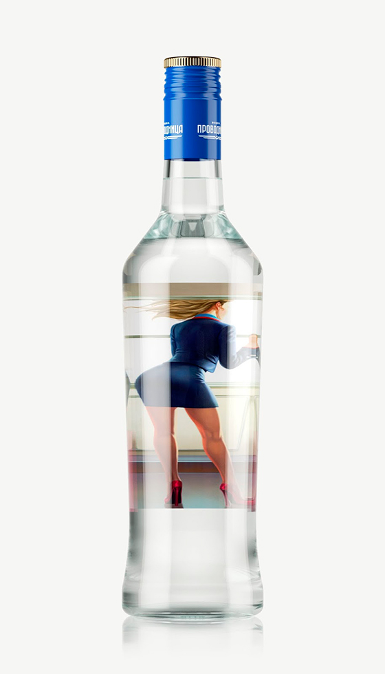 Дизайн упаковки алкоголя - премиальный российский бренд водки