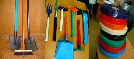 Термоусадочный рукав для черенков и рукояток лопат, граблей, швабр, тяпок и другого садового и хозяйственного инструмента