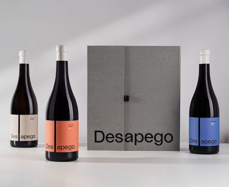 Удачное решение для вина DESAPEGO
