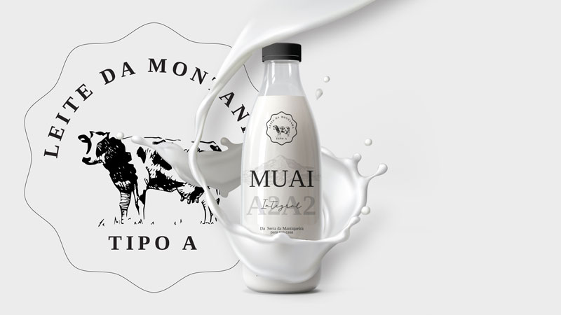 Упаковка для продуктов молочного бренда