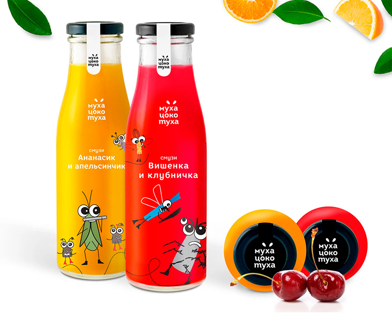 Дизайн упаковки напитков для детей