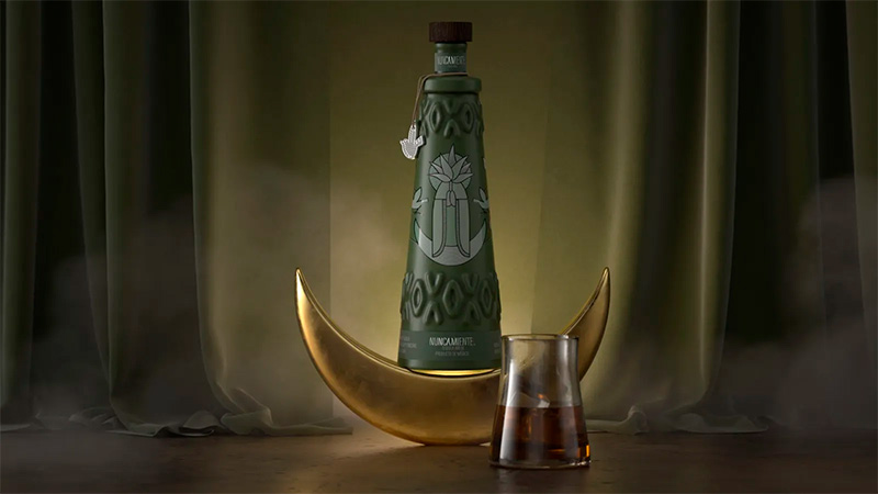 Дизайн бутылок текилы NUNCAMIENTE