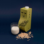Нестандартная упаковка растительного молока Mybio